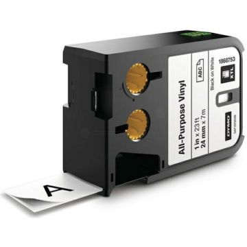 1868753 - rouleau d'étiquettes de marque Dymo - noir, blanc