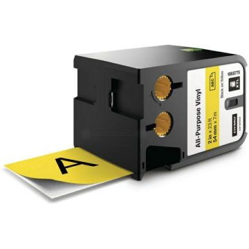 1868775 - rouleau d'étiquettes de marque Dymo - noir, jaune