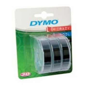 S0847730 - ruban de marquage de marque Dymo - noir - pack de 3
