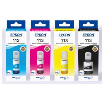 C13T06B640 / 113 - cartouches de marque Epson - multipack 4 couleurs : noire, cyan, magenta, jaune