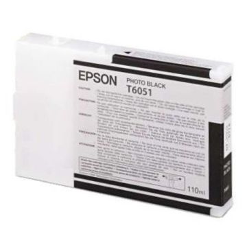 C13T605100 / T6051 - cartouche de marque Epson - noire