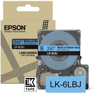 C53S672082 / LK-6LBJ - rouleau d'étiquettes de marque Epson - noir, bleu