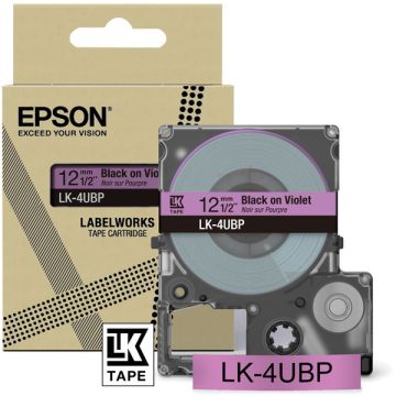 C53S672101 / LK-4UBP - rouleau d'étiquettes de marque Epson - noir, violet