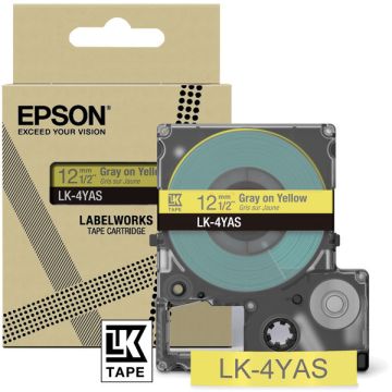 C53S672104 / LK-4YAS - rouleau d'étiquettes de marque Epson - gris, jaune