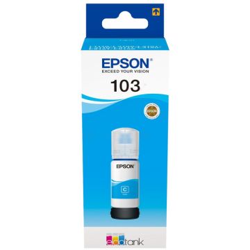 C13T00S24A / 103 - bouteille d'encre de marque Epson - cyan