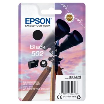 C13T02V14020 / 502 - cartouche de marque Epson - noire