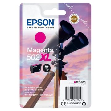 C13T02W34010 / 502XL - cartouche de marque Epson - magenta