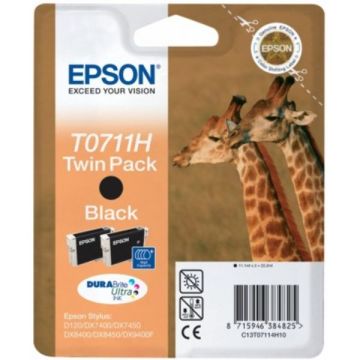 C13T07114H10 / T0711H - cartouche de marque Epson - noire