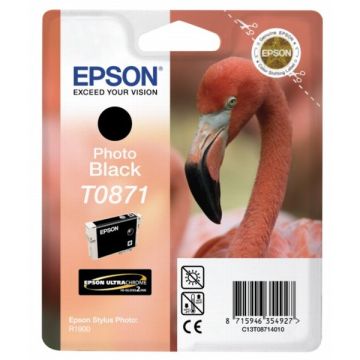 C13T08714010 / T0871 - cartouche de marque Epson - noire C13T08714010 / T0871 - cartouche de marque Epson - noire