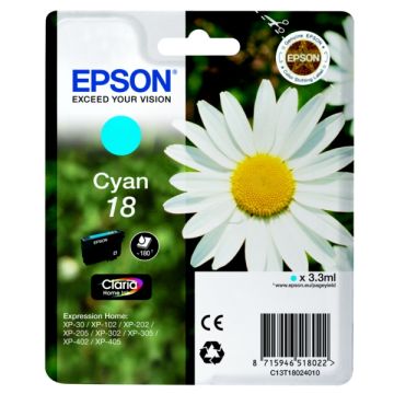C13T18024010 / 18 - cartouche de marque Epson - cyan