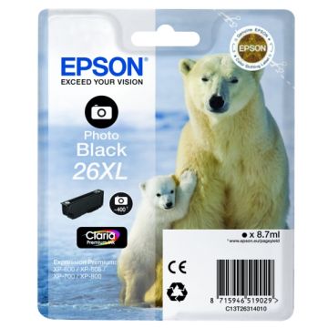 C13T26314012 / 26XL - cartouche de marque Epson - noire