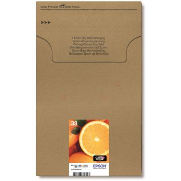 C13T33374510 / 33 - cartouches de marque Epson - multipack 5 couleurs : noire, cyan, magenta, jaune