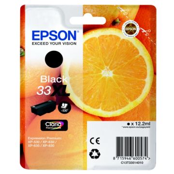 C13T33514010 / 33XL - cartouche de marque Epson - noire