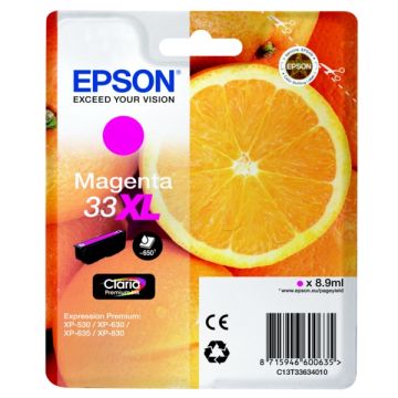 C13T33634010 / 33XL - cartouche de marque Epson - magenta