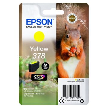 C13T37844010 / 378 - cartouche de marque Epson - jaune
