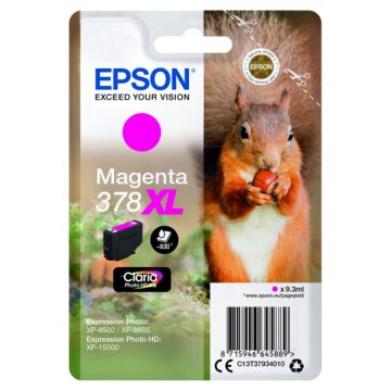 C13T37934020 / 378XL - cartouche de marque Epson - magenta