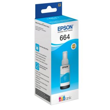 C13T664240 / 664 - bouteille d'encre de marque Epson - cyan
