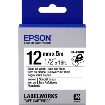 C53S654024 / LK-4WBQ - rouleau d'étiquettes de marque Epson - noir, blanc