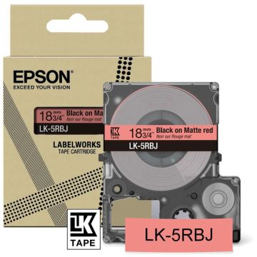 C53S672072 / LK-5RBJ - rouleau d'étiquettes de marque Epson - noir, rouge