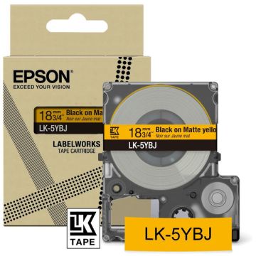 C53S672075 / LK-5YBJ - rouleau d'étiquettes de marque Epson - noir, jaune