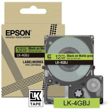 C53S672077 / LK-4GBJ - rouleau d'étiquettes de marque Epson - noir, vert