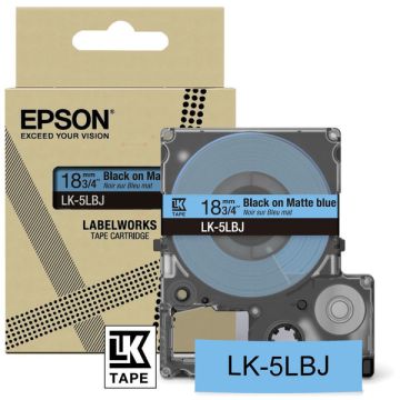 C53S672081 / LK-5LBJ - rouleau d'étiquettes de marque Epson - noir, bleu
