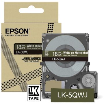 C53S672089 / LK-5QWJ - rouleau d'étiquettes de marque Epson - blanc