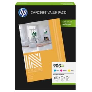 1CC20AE / 903XL - cartouches de marque HP - multipack 3 couleurs : cyan, magenta, jaune 1CC20AE / 903XL - cartouches de marque HP - multipack 3 couleurs : cyan, magenta, jaune