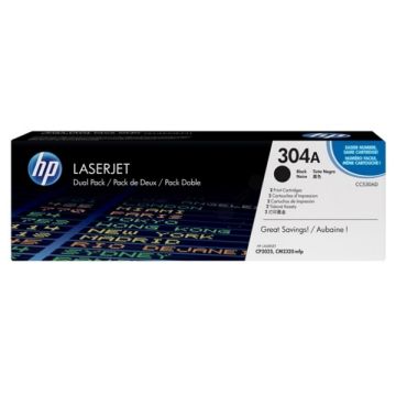 CC530AD / 304A - toner de marque HP - noir CC530AD / 304A - toner de marque HP - noir