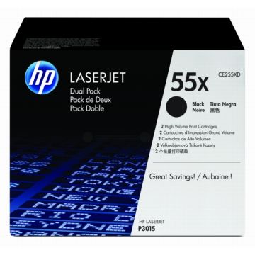 CE255XD / 55X - toner de marque HP - noir