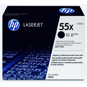 CE255X / 55X - toner de marque HP - noir