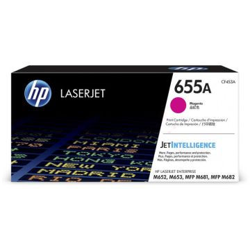 CF453A / 655A - toner de marque HP - magenta