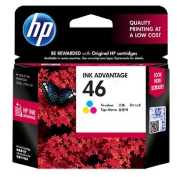 CZ638AE / 46 - cartouche de marque HP - multicouleur CZ638AE / 46 - cartouche de marque HP - multicouleur