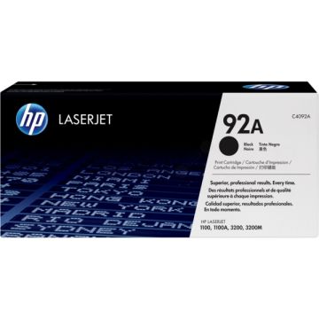 C4092A / 92A - toner de marque HP - noir