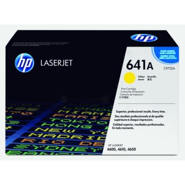 C9722A / 641A - toner de marque HP - jaune
