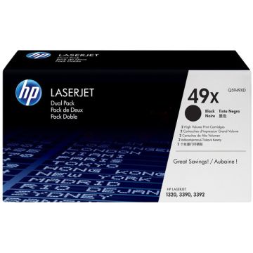 Q5949XD / 49XD - toner de marque HP - noir