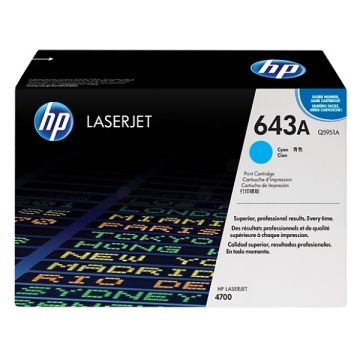 Q5951A / 643A - toner de marque HP - cyan