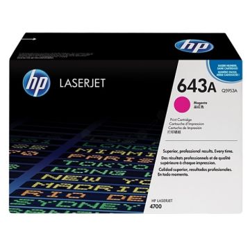 Q5953A / 643A - toner de marque HP - magenta