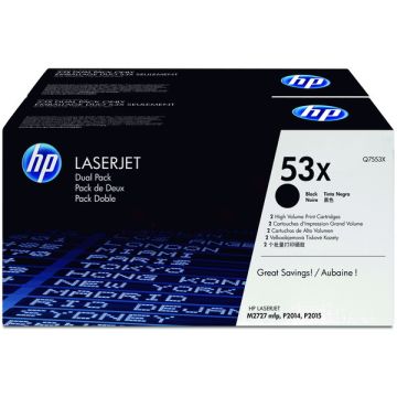 Q7553XD / 53XD - toner de marque HP - noir