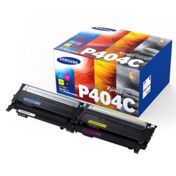 SU365A / CLT-P404C - toners de marque HP - multipack 4 couleurs : noir, cyan, magenta, jaune