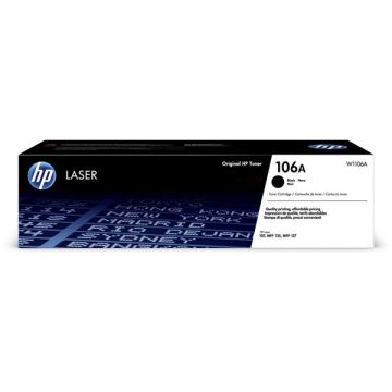 W1106A / 106A - toner de marque HP - noir