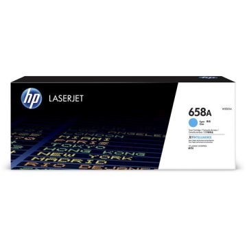 W2001A / 658A - toner de marque HP - cyan