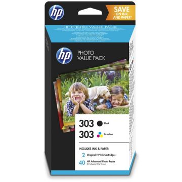 Z4B62EE / 303 - cartouches de marque HP - multipack 2 couleurs : noire, multicouleur