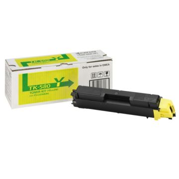 1T02KTANL0 / TK-580 Y - toner de marque Kyocera - jaune