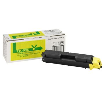 1T02KVANL0 / TK-590 Y - toner de marque Kyocera - jaune