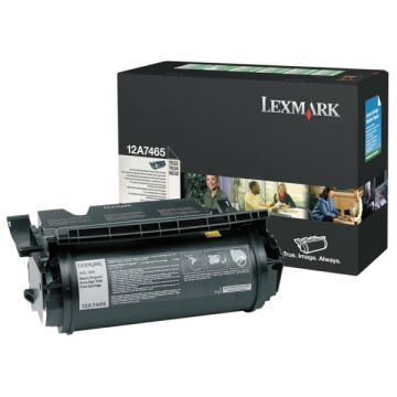 12A7465 - toner de marque Lexmark - noir