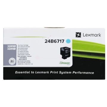 24B6717 - toner de marque Lexmark - cyan