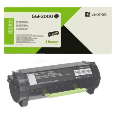56F2000 - toner de marque Lexmark - noir