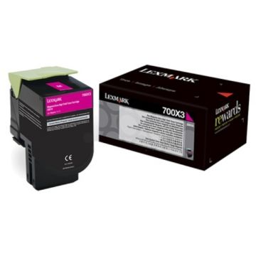 70C0X30 / 700X3 - toner de marque Lexmark - magenta