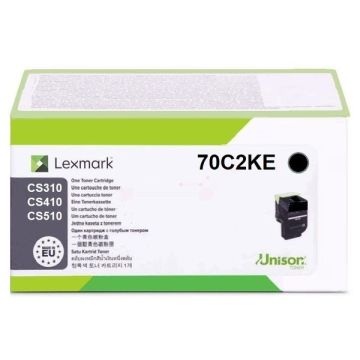 70C20KE / 702K - toner de marque Lexmark - noir